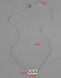 Image 4 of Angel Numbers Necklace 