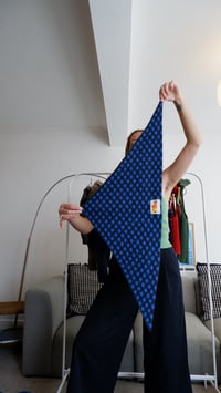 Image 1 of POLKA DOT TRIANGLE SCARVES