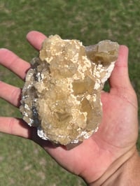 Image 10 of Yellow Cubic Fluorite & Barite Specimen | Beijing China #2654