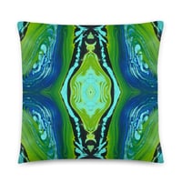 Image 3 of green majesty pillow