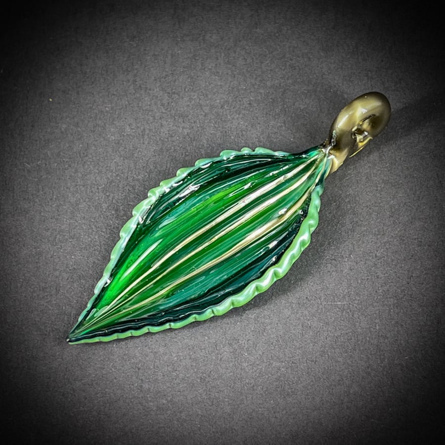 Image of Emerald Leaf Pendant