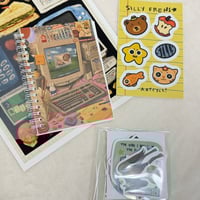 Image 2 of Saturday Night Notebook +  Print + Sticket Sheet + Stickers 