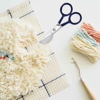 Image 5 of Duckbill Scissor Embroidery Art Craft Applique Stainless Steel Blade Sewing Fabric Rug-punch Carpet 