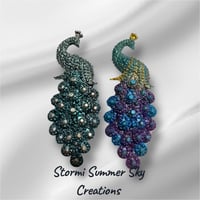Image 1 of Peacock magnet or Broach