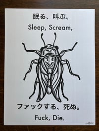Image 3 of 'Sleep Scream Fuck Die' Prints