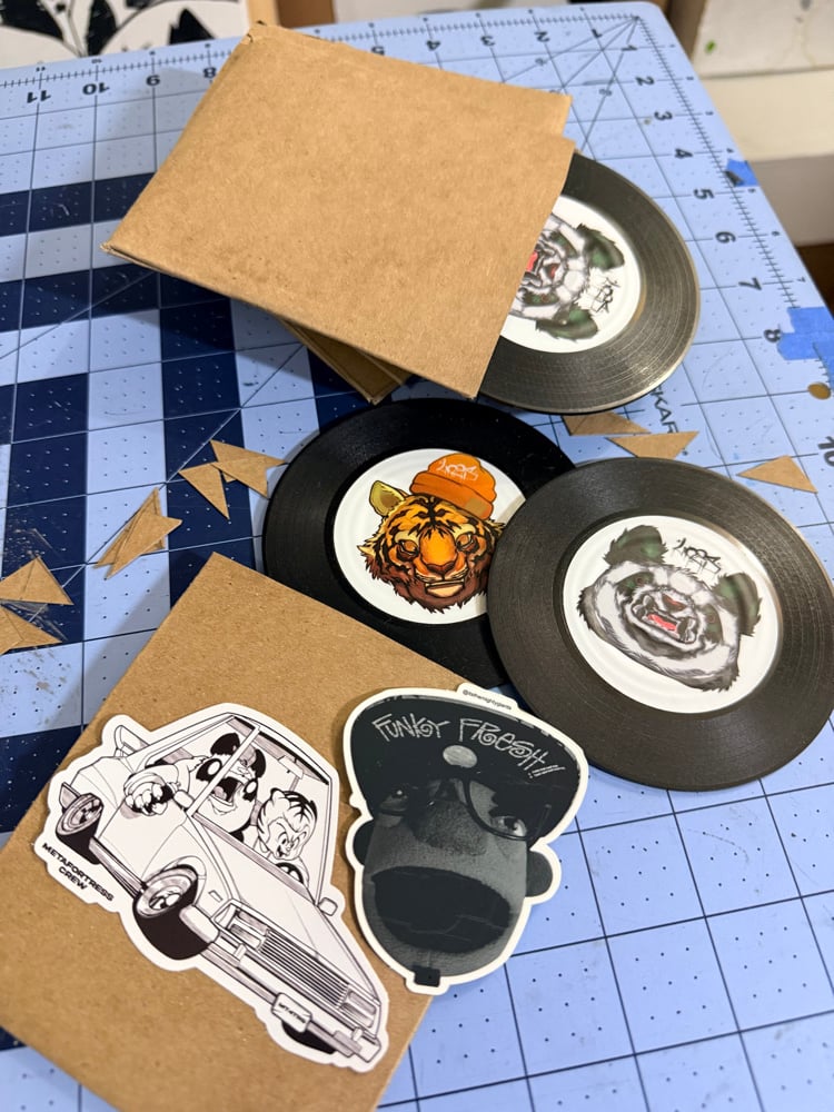 Image of Tiger/Panda 2 Coaster pack