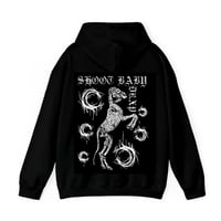 Image 1 of SKELETON HORSE HOODIE BLACK