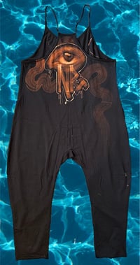 Image 2 of “OCTO BABY” CUSTOM BLEACH PAINTED OVERSIZED JUMPER LARGE