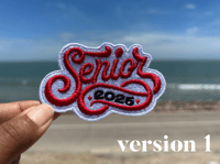 Image 2 of Senior 2025 Wavy Patch / Custom Colors