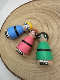 Image 2 of Powerpuff girls Peg Dolls - Set of 3