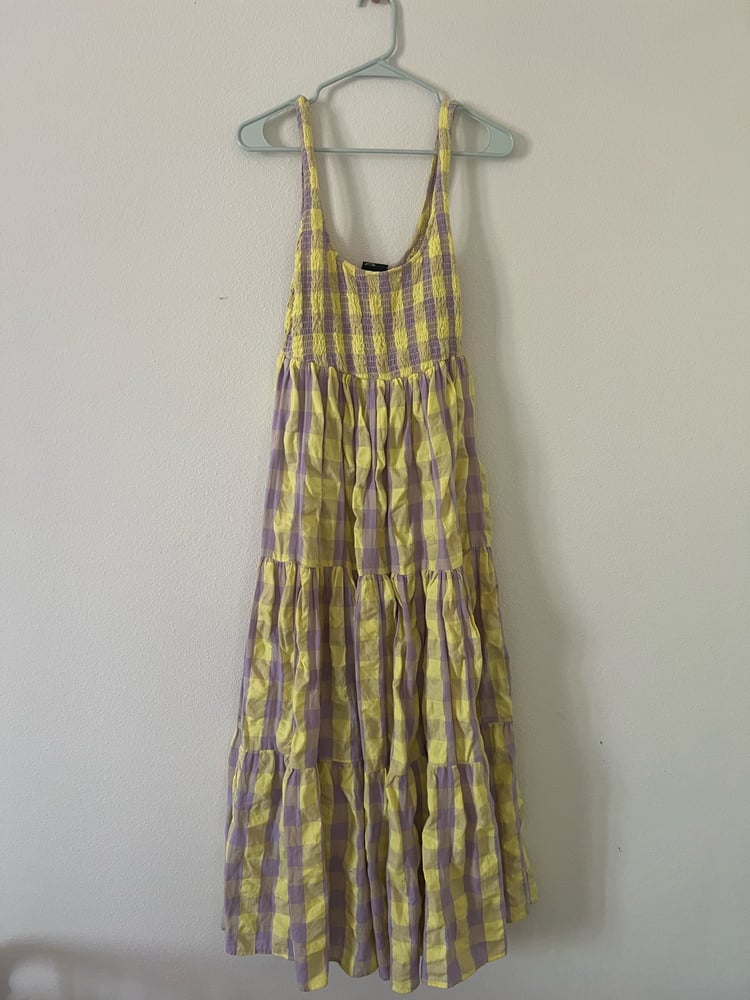 Image of Butter check dress 