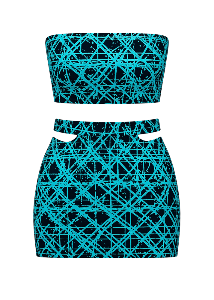 Image of Jolene Set in Electric Blue