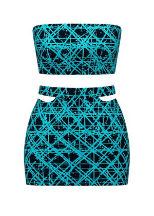Image of Jolene Set in Electric Blue