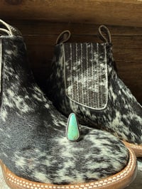 Image 1 of Fence Line Turquoise Ring