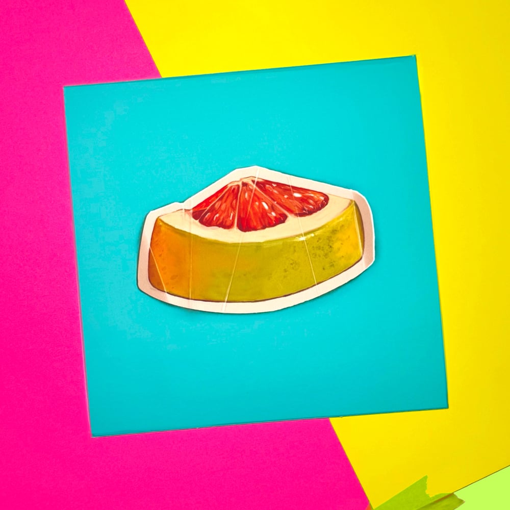 Image of Paper Grapefruit Print