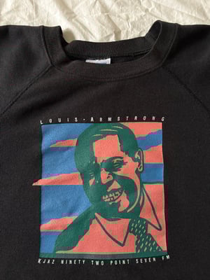 Image of KJAZ 92.7FM Louis Armstrong Crewneck Sweatshirt