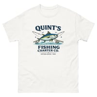 Image 4 of Quint’s Fishing Charter T-Shirt | Vintage Fishing Boat Graphic Tee