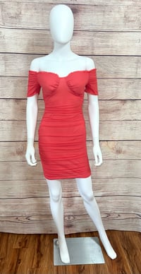 Image 1 of Khloe Dress- Coral