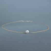 Image 2 of Collier fin perle de culture