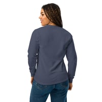 Image 15 of Women HEALING PROCESS Garment-dyed heavyweight long-sleeve shirt