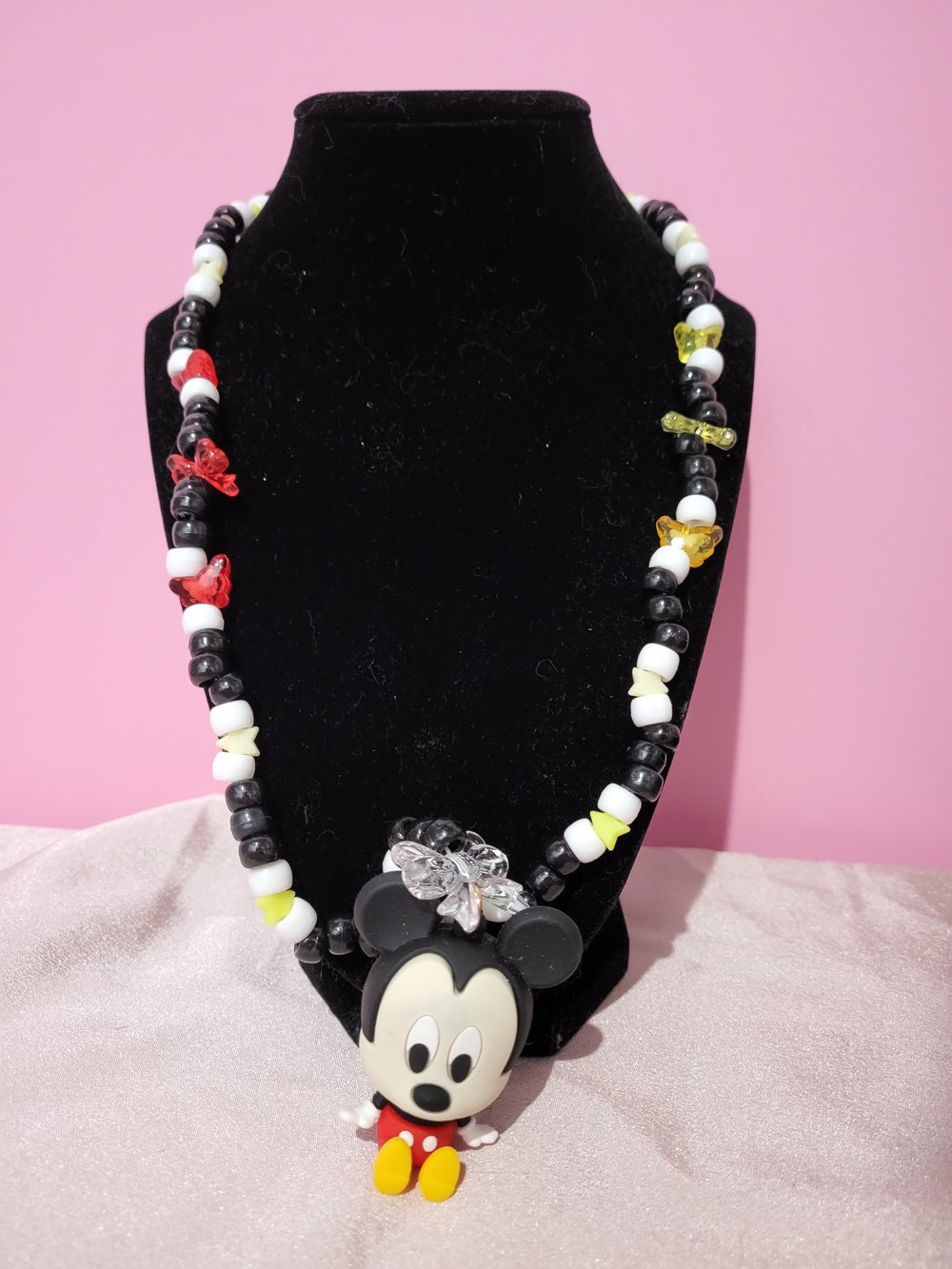 MICKEY MOUSE INSPIRED KANDI NECKLACE