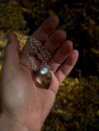 Image 1 of Smoky Citrine & Black Rutilated Quartz Talisman