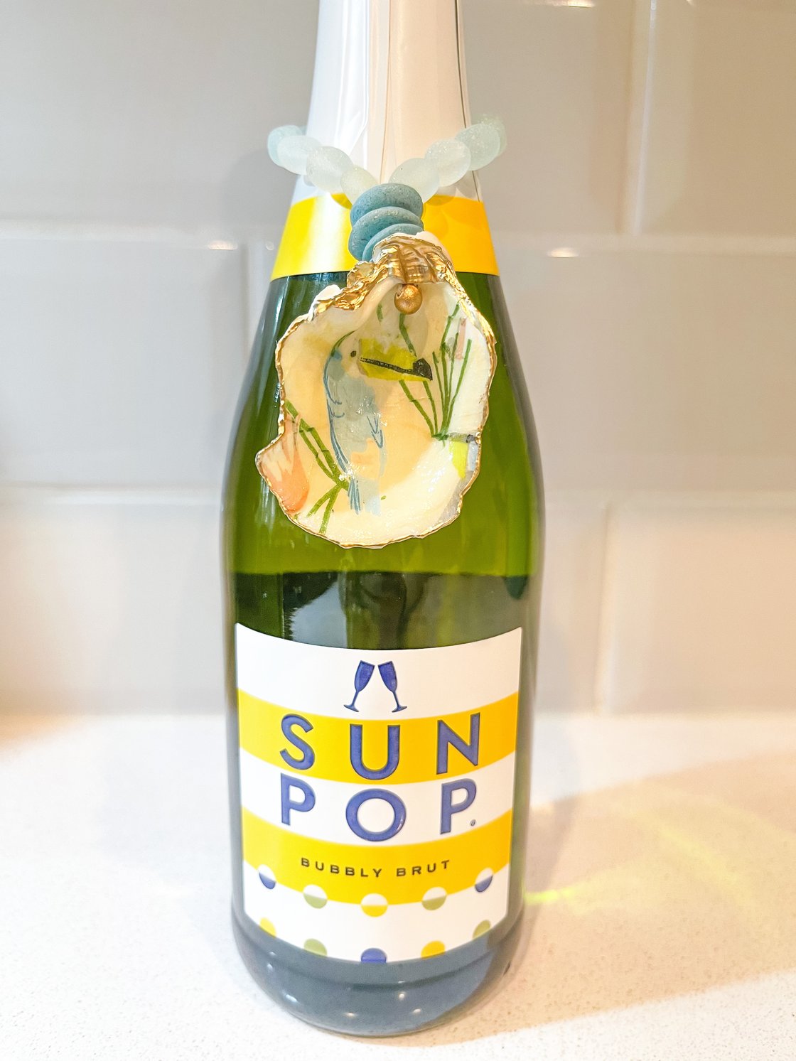 Image of Clammy - Shell Wine Charm