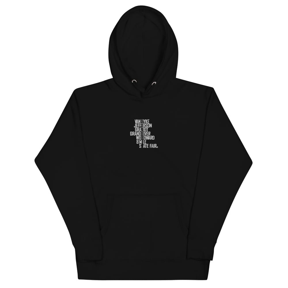 Image of Streets Embroidered Hoodie