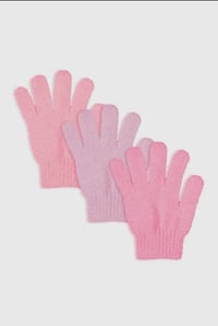 Image 2 of Celavi 3 Pair Exfoliating Bath Gloves 