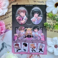 Image 2 of Selection of Sticker Sheets (Death Note, Frieren, Dr Stone, Hatsune Miku)