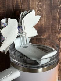 Image 3 of “Oh, FFS” Glitter Straw Topper Bow
