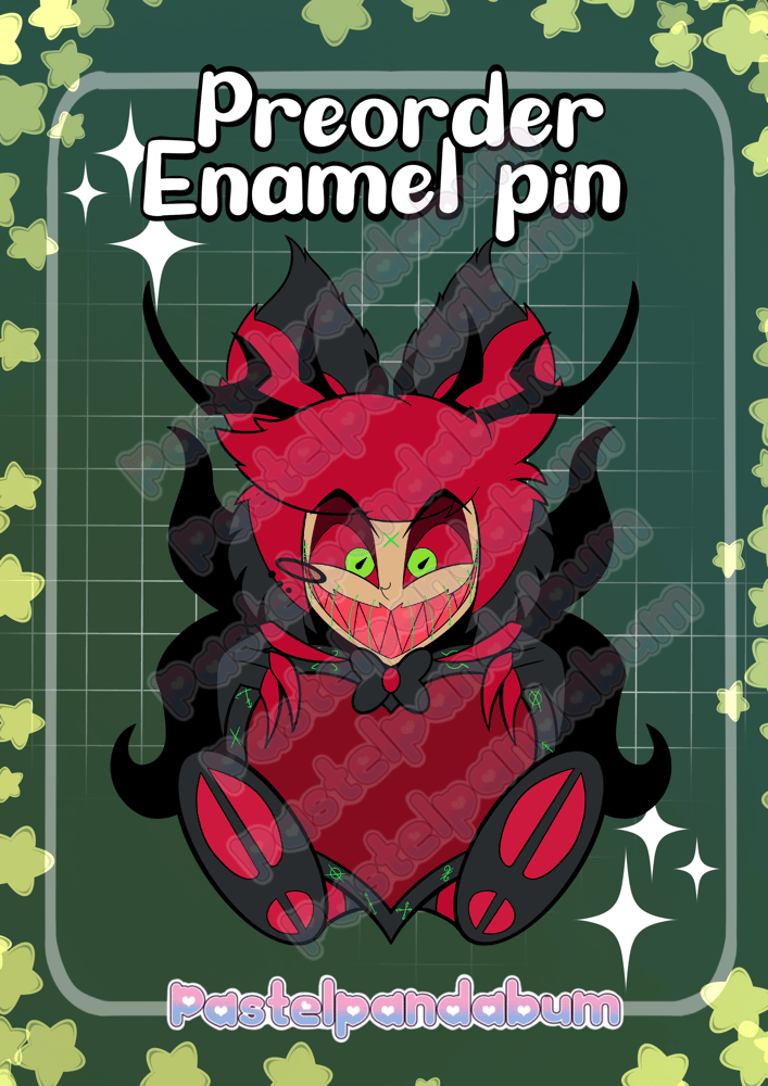 Image of PREORDER Hazbin Hotel - Alastor & Demon Alastor Enamel Pin badge
