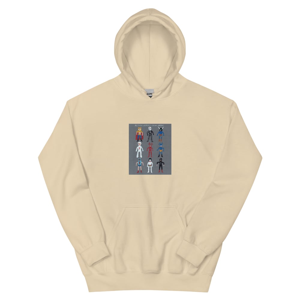 Image of ACTION HEROES FROM JAPAN HOODIE