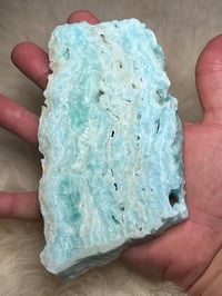Image 1 of Blue Aragonite Slab #2391