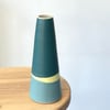 Skyline Vase in Jade, Sage and Lemon