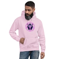 Image 2 of Goth Baphomet Goat Purple Kawaii Unisex Hoodie Unisex Hoodie