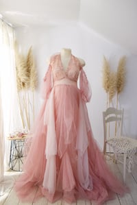 Image 8 of Photo prop | Tulle gown for photoshoot | Elvina | size S-M-L | pregnancy | rose