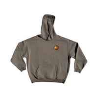Image 1 of unisex beach club hoodie - brown