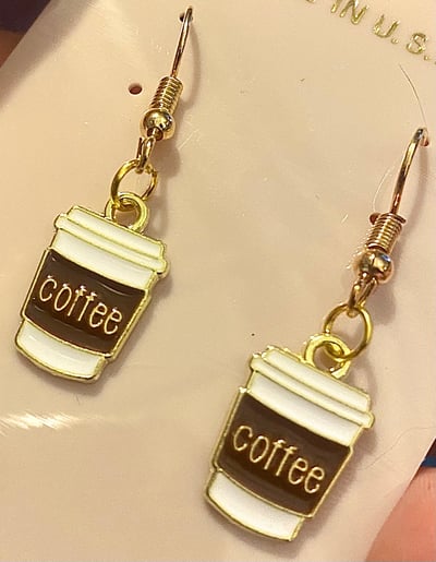 Image of Coffee Cup Earrings 