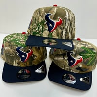 Image 3 of New Era 9Fifty A-Frame Pre Curved Texans 