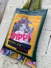 Image 4 of Bolsiñ feita a man. Pippi verde. Deseño exclusivo!