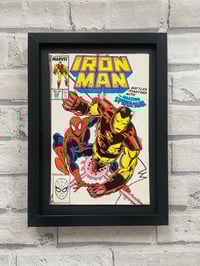 Image 1 of Ironman, framed complete vintage Marvel comic, No 234 September 1988