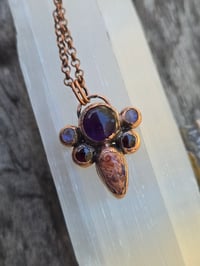 Image 3 of Electroformed Jelly opal necklace 10