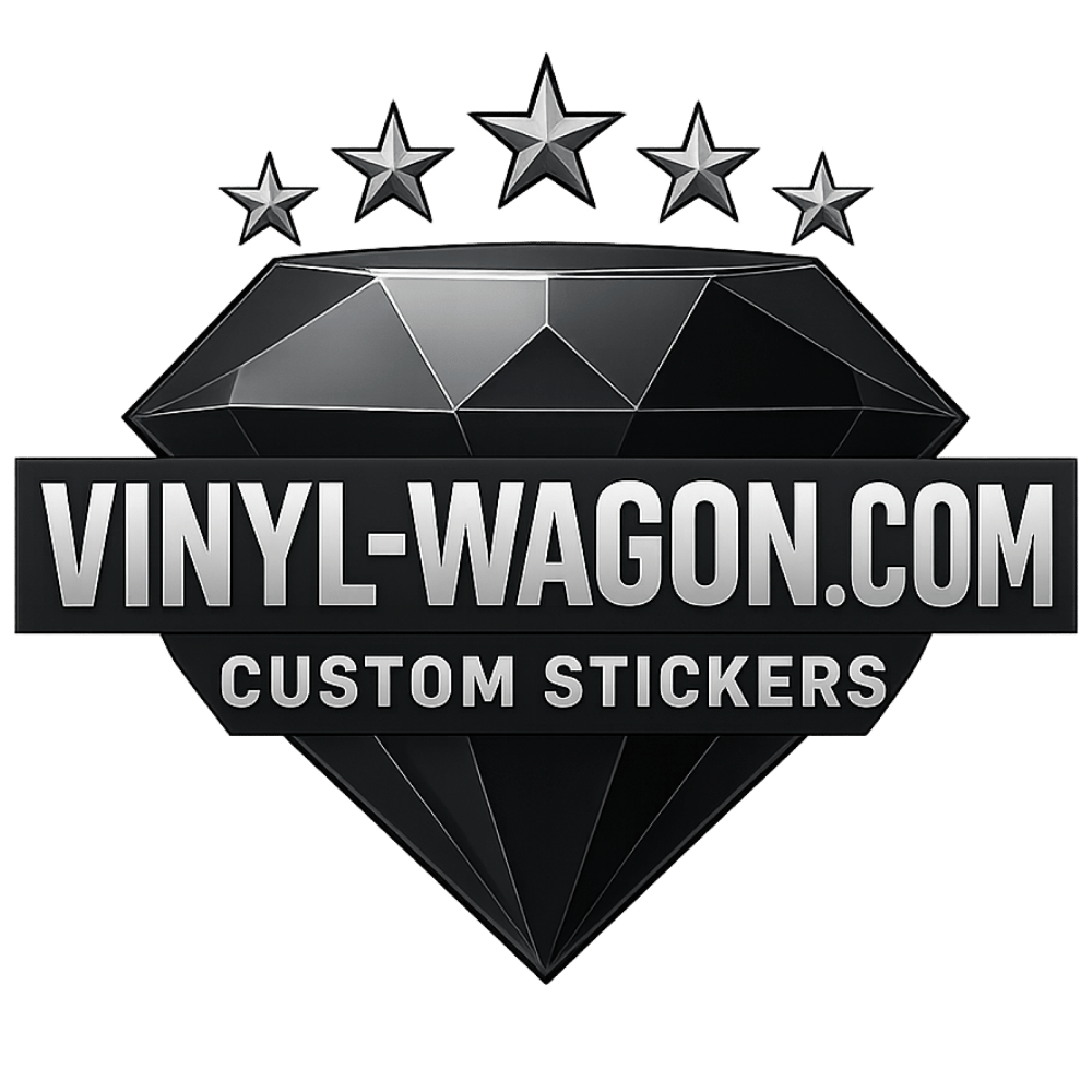Image of 250-2" Diecut Glossy Vinyl Stickers 