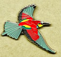Bee-eater - No.79 UK Birding Pins - Enamel Pin Badge