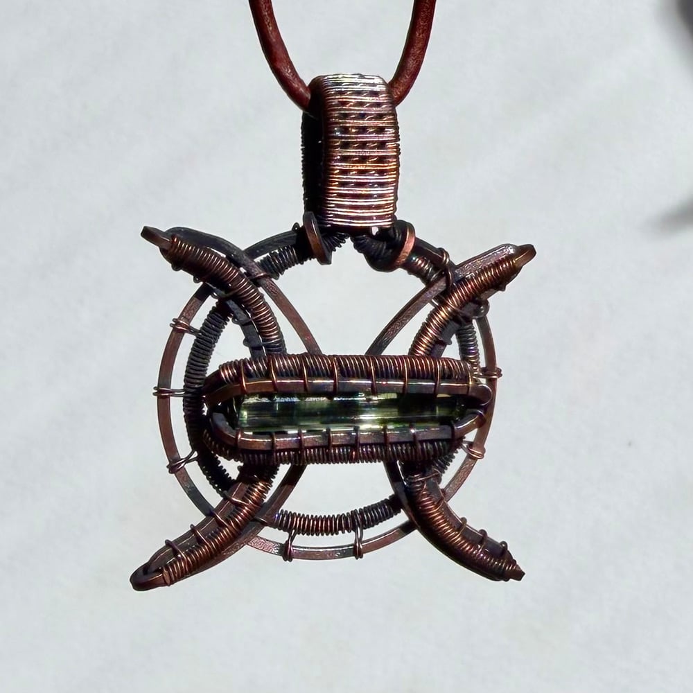 Image of Pisces Tourmaline Pendant 