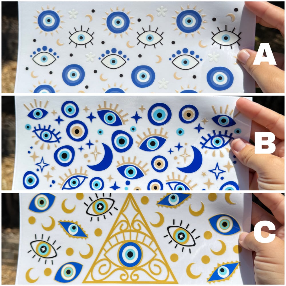 Image of Evil Eye UV DTF Wrap