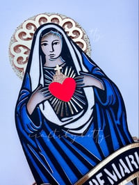 Image 2 of  IMMACULATE HEART OF MARY SVG/ ARCHIVO DIGITAL 