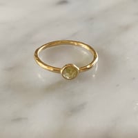 Image 1 of 18K GOLD SMALL ROSE CUT DIAMOND RING