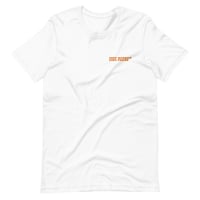 Image 2 of Deep Worship High Praise White/Orange Script Tee